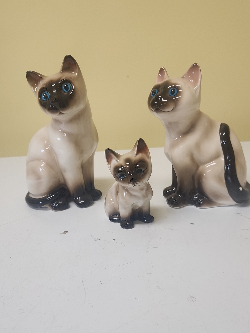 Mid Century Modern Enesco Siamese Cats